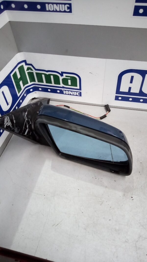 Oglinda retrovizoare dreapta albastra BMW Seria V E60 2004-2010