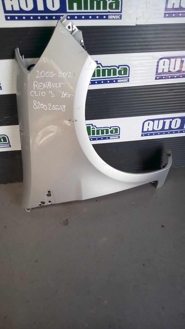 Aripa fata dreapta Argintie RENAULT Clio III 2005-2012