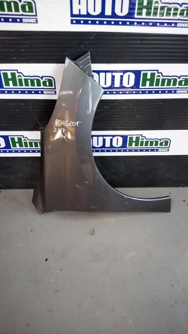 Aripa fata dreapta Gri PEUGEOT 207 WA WC 2006-2014