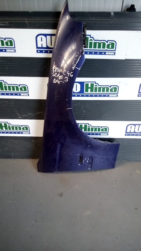 Aripa fata dreapta BMW Seria III E46 1997-2006 Albastră închis