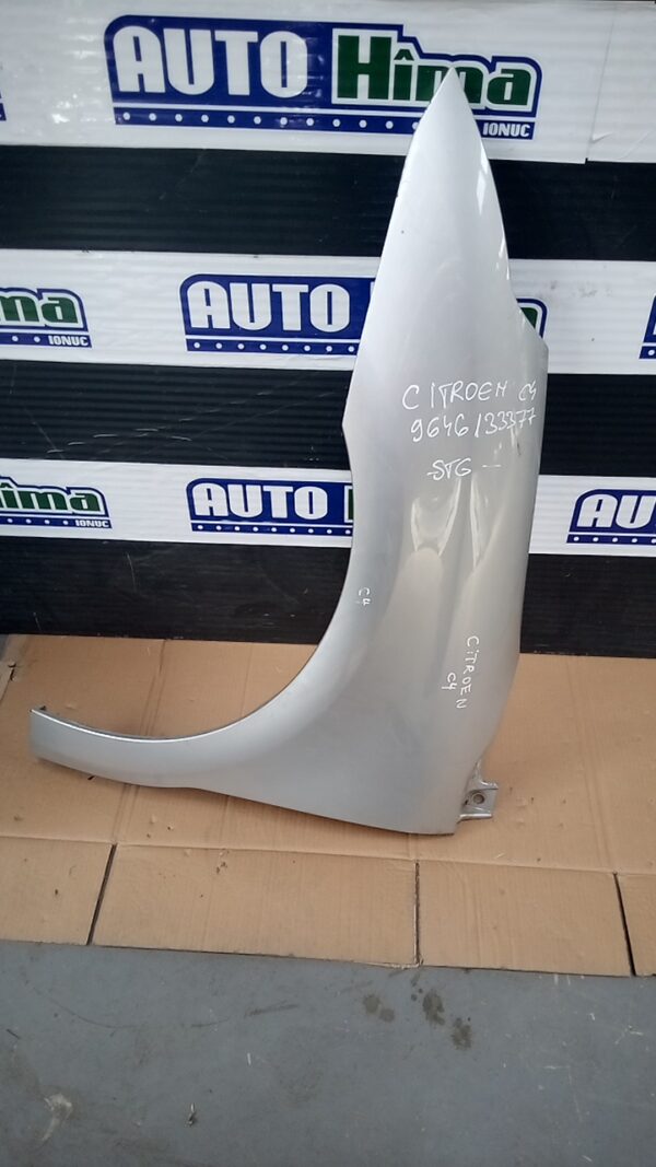 Aripa fata stanga argintie CITROEN C4 MK1 2004-2010