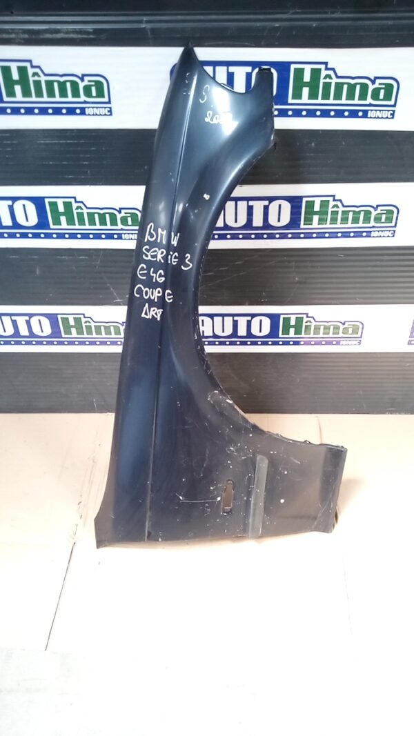 Aripa fata dreapta neagra BMW Seria III E46 Coupe 1997-2006
