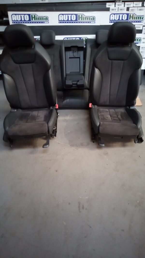 Set scaune fata spate negre din piele AUDI A5 8W Coupe 2016-2020