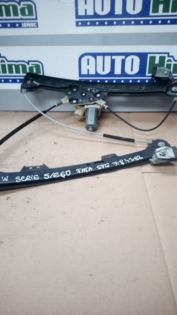Macara ușa fata stanga electrica cu motoras BMW Seria V E60 2004-2010