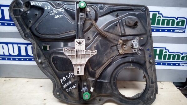 Macara geam ușa spate dreapta manuală VOLKSWAGEN PASSAT B6 SEDAN 2005-2011