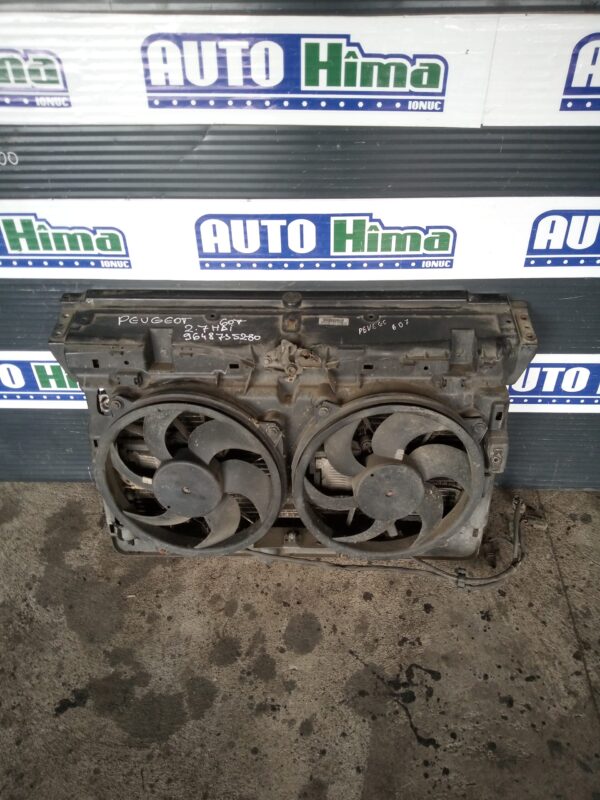 Ansamblu ventilatoare + radiator clima PEUGEOT 607 1999-2010 2.7HDI