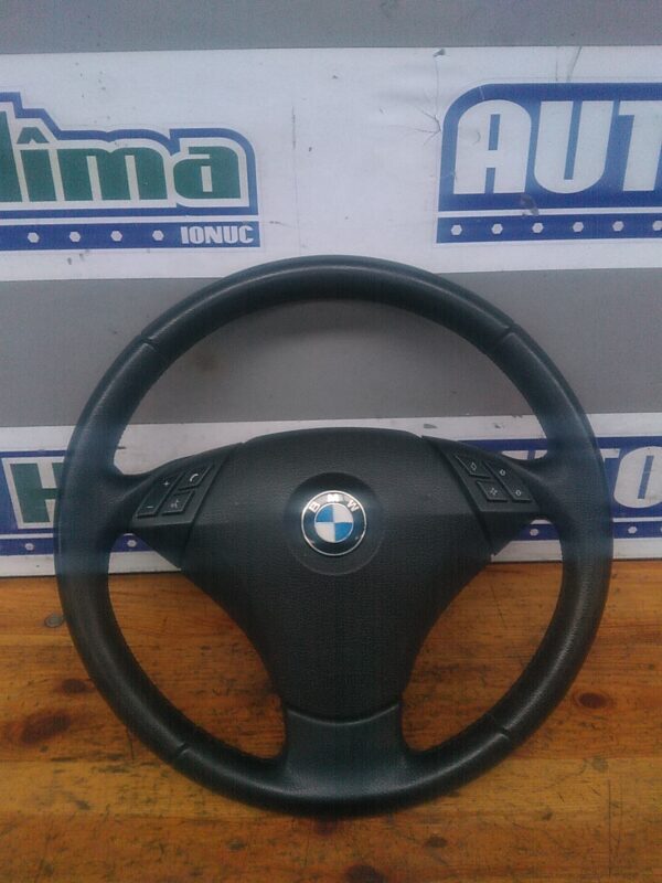 Volan in 3 spite+comenzi+airbag BMW Seria V E60 2004-2010