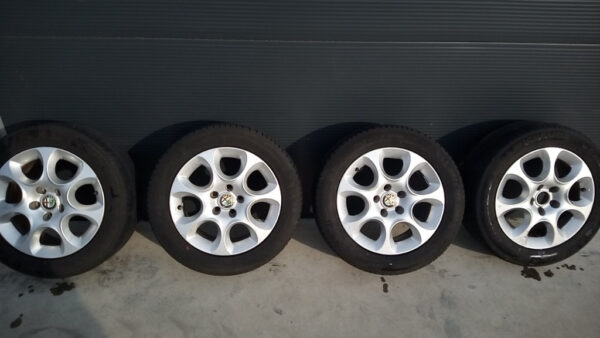 Janta aliaj ALFA ROMEO 159 2004-2011 215/55R16 ,5×110,int.65,7Jx16 ET34, ANVELOPE Vara,DOT2008,Alfa 50501556
