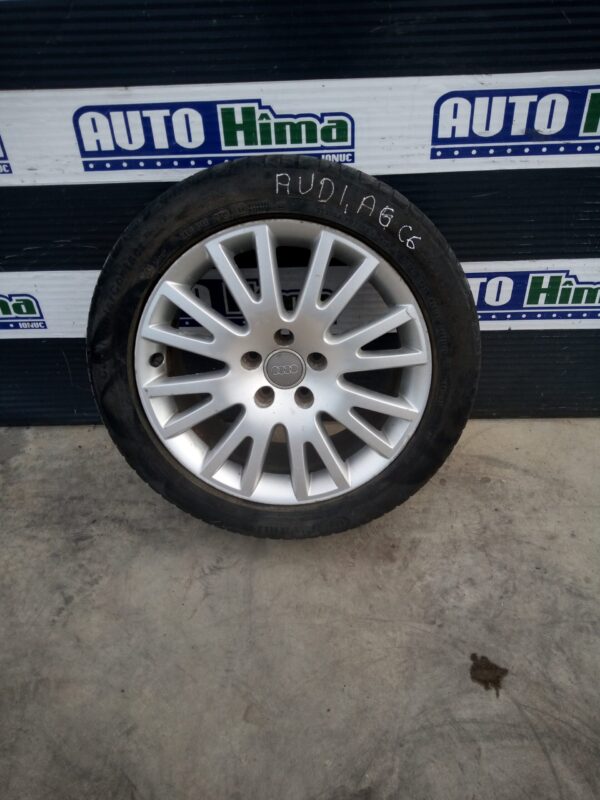 Janta aliaj AUDI A6 4F (C6) 2004-2011 225/50R17,5×112 ,7.5Jx17,interior 55m,ET45 4F0601025R, anvelopa uzată