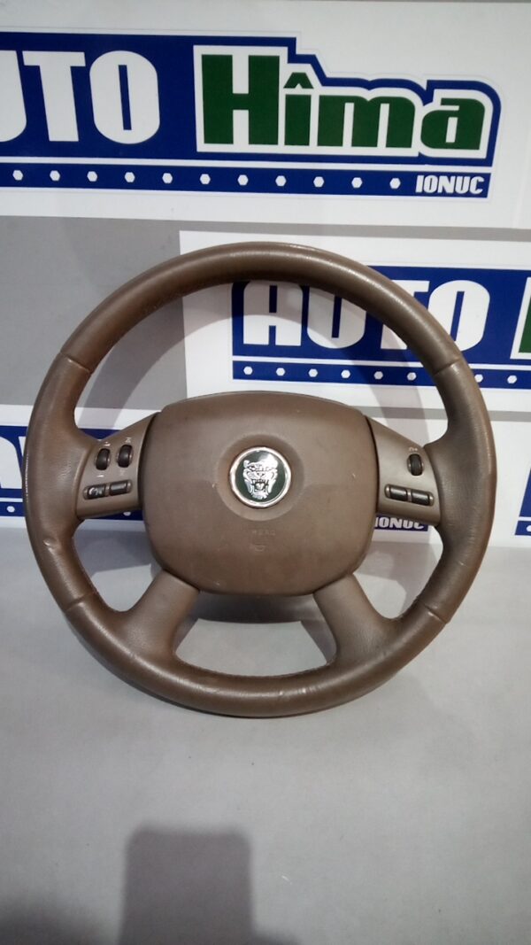 Volan in 4 spite cu airbag si comenzi 4X43-F042B85 Jaguar X-Type 2001-2009
