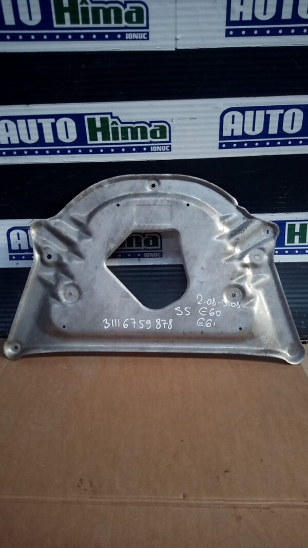 Scut/blindaj sub motor 31116759878/2.0D-3.0D(aluminiu) BMW Seria 5 E60 2004-2010