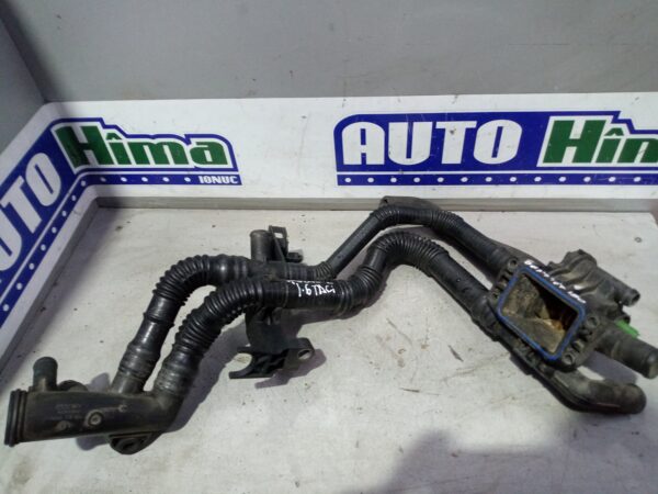 Carcasa termostat completa cu furtune 9647767180 / 1.6TDCI Ford Focus 2  2004-2010