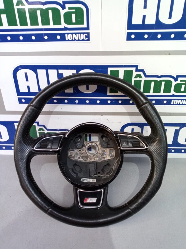 Volan in 3 spite din piele cu comenzi si padele 8X0419091CB (S-Line) Audi A5 8T  2007-2016