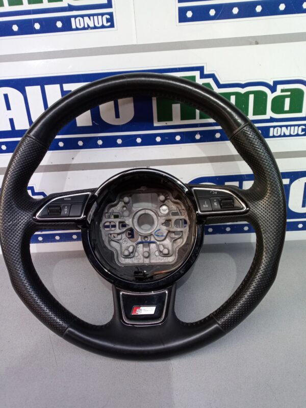 Volan in 3 spite din piele cu comenzi si padele 8X0419091M (S-Line) Audi A6 4G (C7)  2011-2018