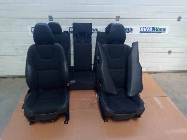 Set scaune fata-spate (Textil cu insertie piele neagra) Volvo XC60 MK1  2008-2017